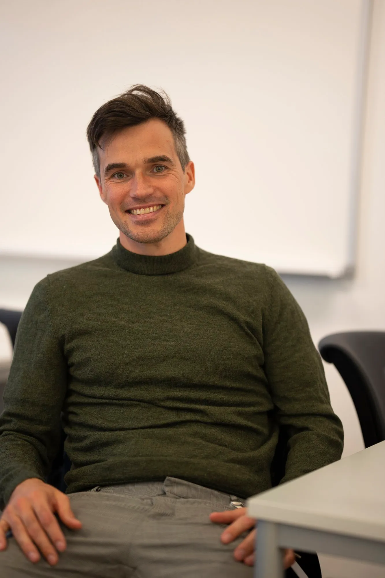 Martin Kvanndal, lærer i helse- og oppvekstfag. Fotokreditt Kay Tomas Bertheussen, TECHLAB