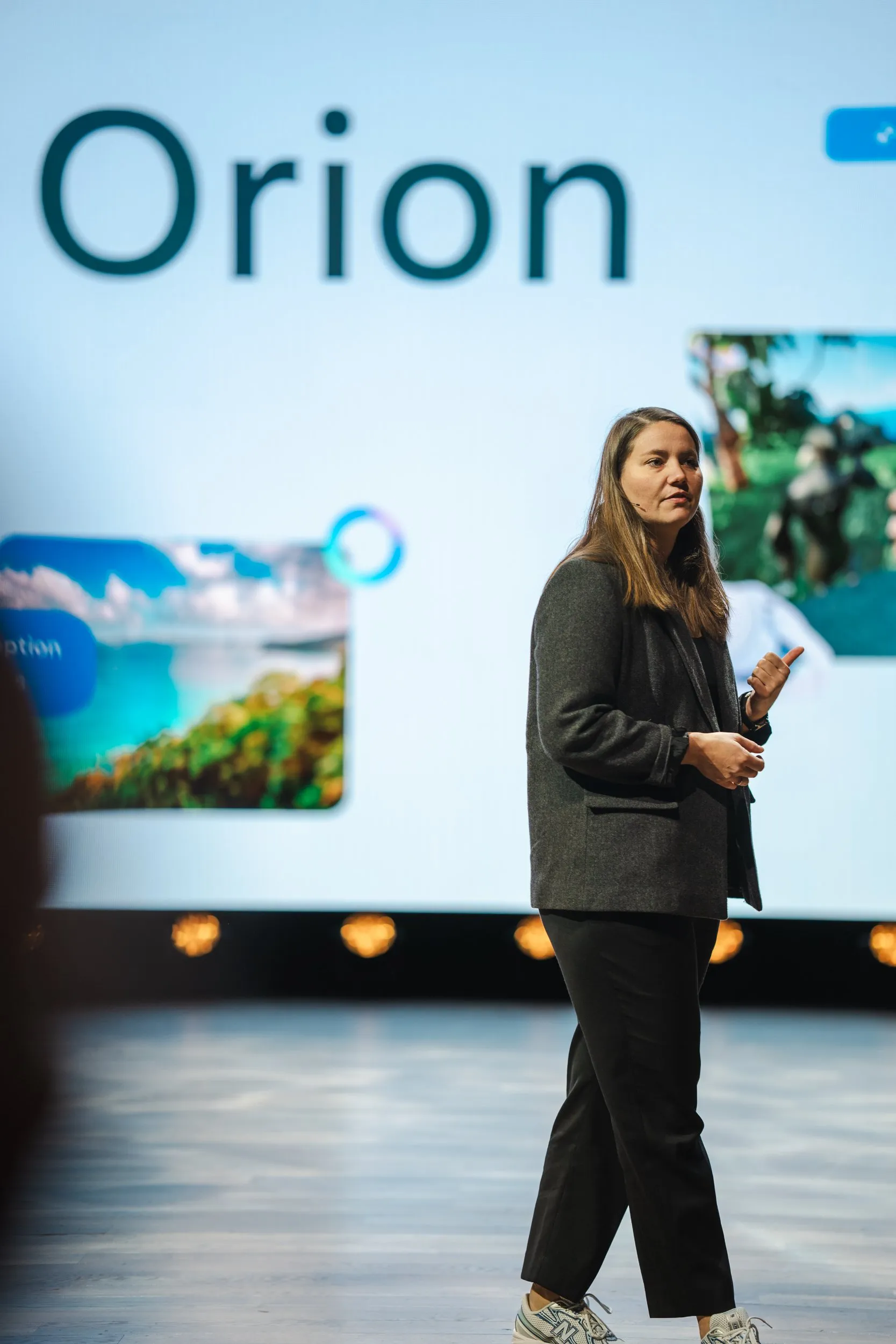 Meta satser videre med nylanserte Quest 3s og etterhvert AR brillene Orion.Lara Carstens, Meta,foto TECHLAB