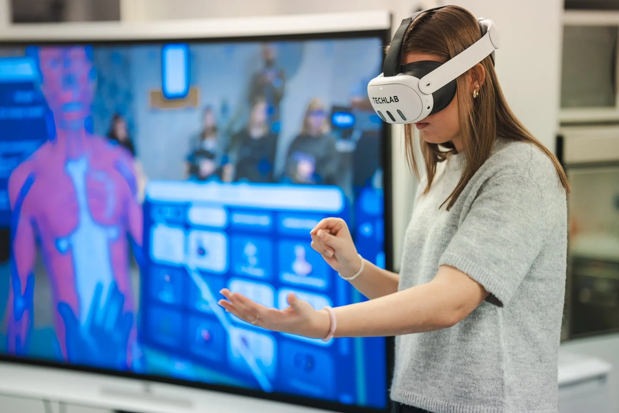 Nora tester Human Anatomy VRFoto TECHLAB, Kay Tomas Bertheussen