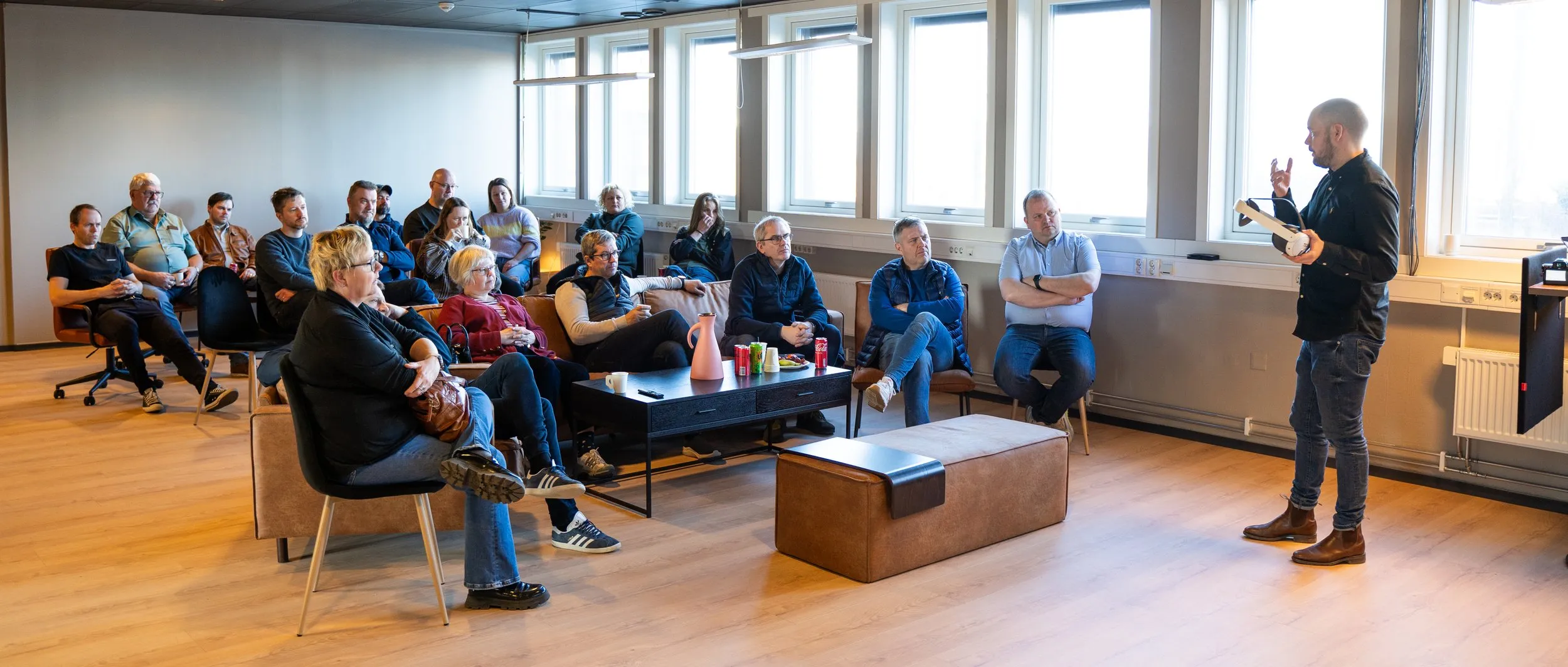 Interessert forsamling.📷 Fotokreditt Benjamin Bøen, MIP
