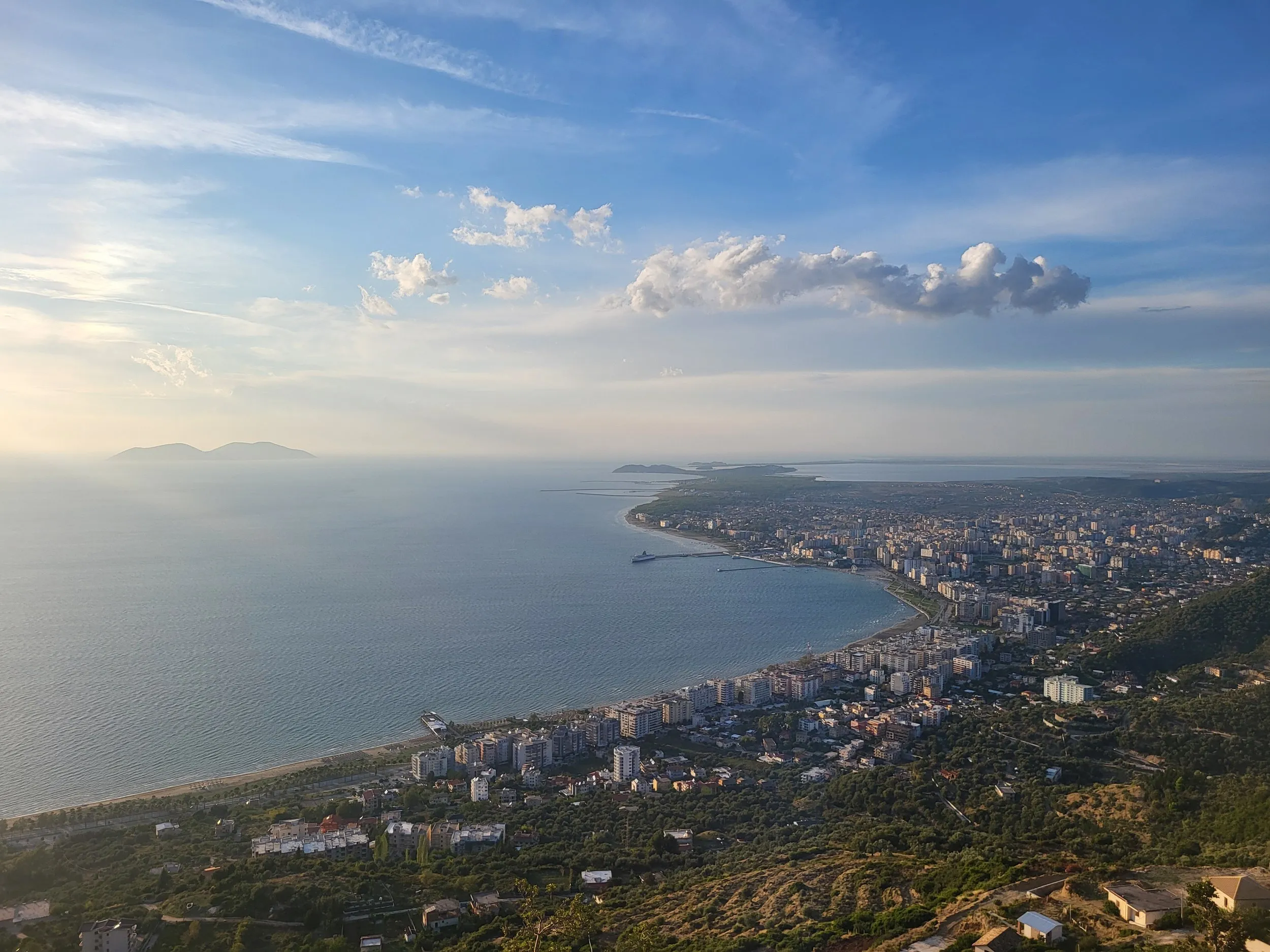 Utsikt over Vlorë